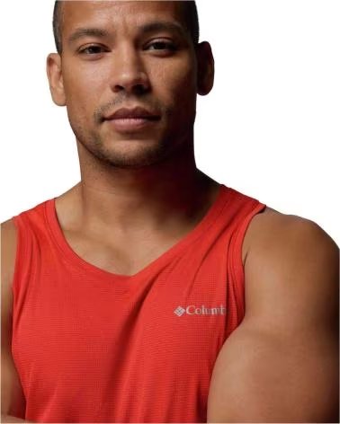 COLUMBIA CAMISETA DE TIRANTES CAMISETA STEALTH SPRING SIN ROJO ANARANJADO EN ROJO PARA HOMBRE MANGAS