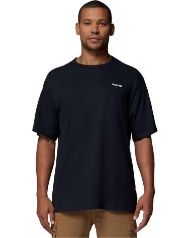 COLUMBIA CAMISETA DE MANGA CAMISETA CSC HEAVYWEIGHT BACK GRAPHIC MANGA NEGRO PURO EN NEGRO PARA HOMBRE CORTA