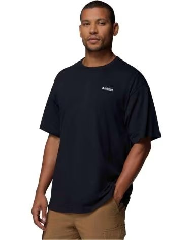 COLUMBIA CAMISETA DE MANGA CAMISETA CSC HEAVYWEIGHT BACK GRAPHIC MANGA NEGRO PURO EN NEGRO PARA HOMBRE CORTA