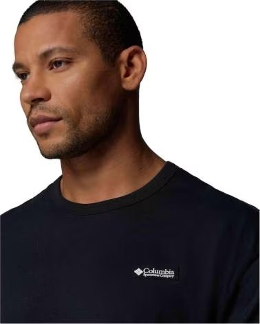 COLUMBIA CAMISETA DE MANGA CAMISETA CSC HEAVYWEIGHT BACK GRAPHIC MANGA NEGRO PURO EN NEGRO PARA HOMBRE CORTA