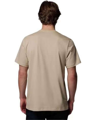 COLUMBIA CAMISETA DE MANGA CORTA CAMISETA CSC BASIC LOGO MANGA CORTA BEIGE MARRON EN BEIGE PARA HOMBRE
