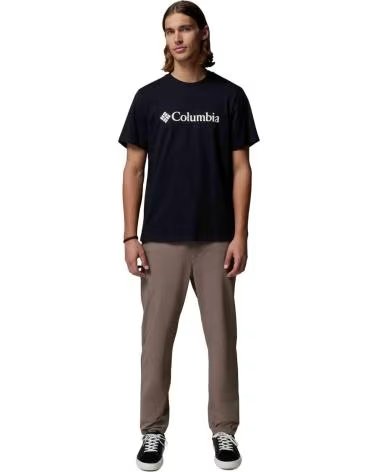 COLUMBIA CAMISETA DE MANGA CORTA CAMISETA CSC BASIC LOGO MANGA CORTA NEGRO PURO BLANCO EN NEGRO PARA HOMBRE