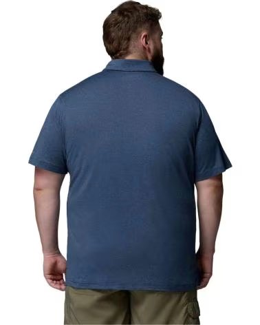 COLUMBIA PARSONS POINT SHORT SLEEVE POLO SHIRT FOR MEN NOCHE