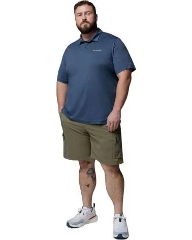 COLUMBIA PARSONS POINT SHORT SLEEVE POLO SHIRT FOR MEN NOCHE