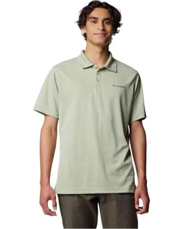 COLUMBIA POLO DE MANGA CORTA POLO UTILIZER MANGA CORTA VERDE EN VERDE PARA HOMBRE CLARO