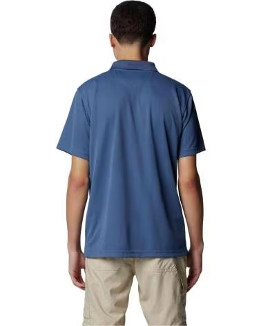 COLUMBIA POLO DE MANGA CORTA POLO UTILIZER MANGA CORTA AZUL EN AZUL PARA HOMBRE INDIGO