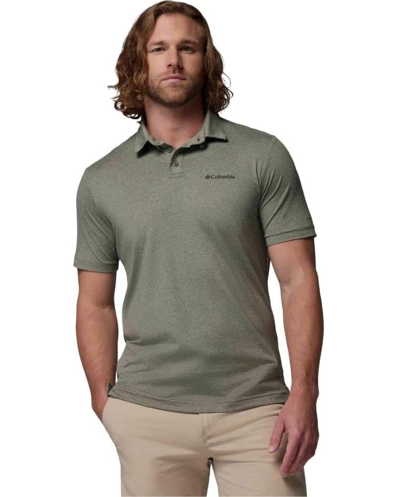 COLUMBIA POLO DE MANGA CORTA POLO PARSONS POINT MANGA CORTA VERDE EN VERDE PARA HOMBRE OLIVA