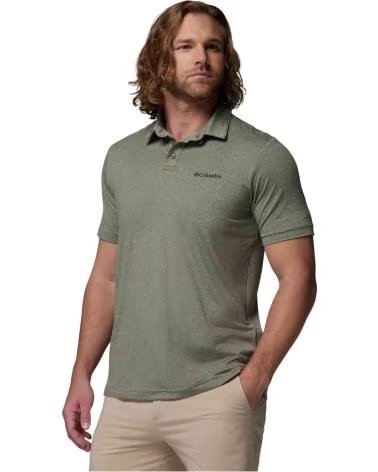 COLUMBIA POLO DE MANGA CORTA POLO PARSONS POINT MANGA CORTA VERDE EN VERDE PARA HOMBRE OLIVA