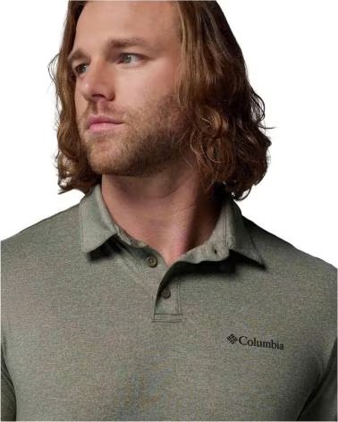 COLUMBIA POLO DE MANGA CORTA POLO PARSONS POINT MANGA CORTA VERDE EN VERDE PARA HOMBRE OLIVA