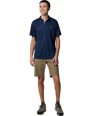 COLUMBIA POLO DE MANGA CURTA UTILIZER PARA HOMEM, AZUL NOITE NOCHE