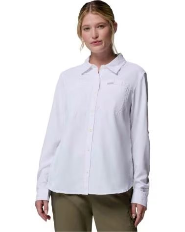 COLUMBIA CAMISA SILVER RIDGE 30 MANGA LARGA PARA MUJER