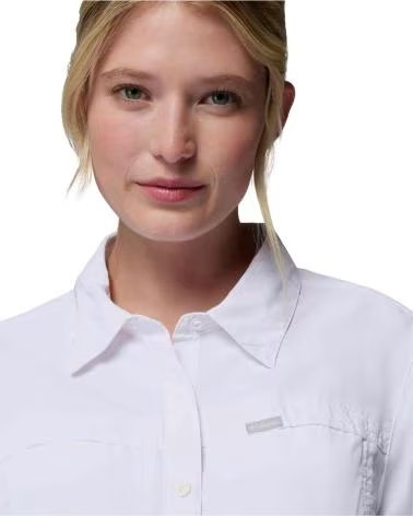 COLUMBIA CAMISA SILVER RIDGE 30 MANGA LARGA PARA MUJER