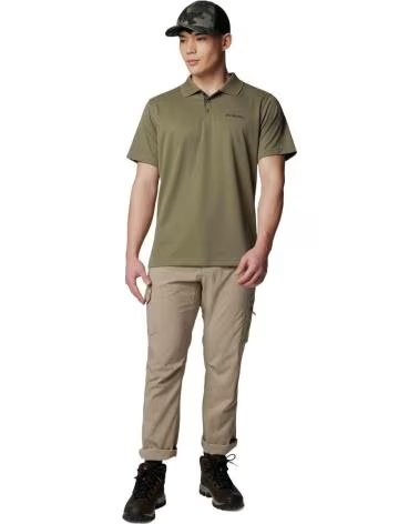 COLUMBIA POLO DE MANGA CORTA POLO UTILIZER MANGA CORTA VERDE EN VERDE PARA HOMBRE OLIVA