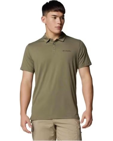 COLUMBIA POLO DE MANGA CORTA POLO TECH TRAIL UTILITY MANGA CORTA VERDE EN VERDE PARA HOMBRE OLIVA