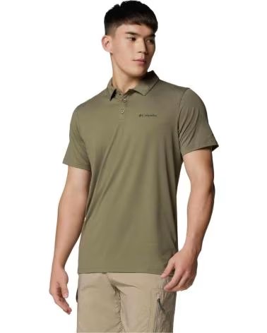 COLUMBIA POLO DE MANGA CORTA POLO TECH TRAIL UTILITY MANGA CORTA VERDE EN VERDE PARA HOMBRE OLIVA