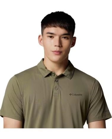 COLUMBIA POLO DE MANGA CORTA POLO TECH TRAIL UTILITY MANGA CORTA VERDE EN VERDE PARA HOMBRE OLIVA