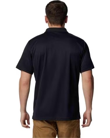 COLUMBIA POLO DE MANGA POLO UTILIZER MANGA NEGRO PURO EN NEGRO PARA HOMBRE CORTA