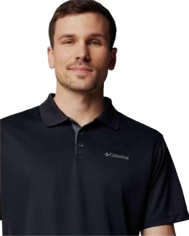 COLUMBIA POLO DE MANGA POLO UTILIZER MANGA NEGRO PURO EN NEGRO PARA HOMBRE CORTA