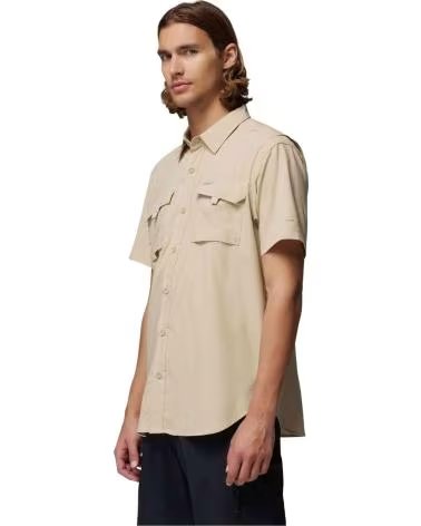 COLUMBIA CAMISA CAMISA SILVER RIDGE UTILITY II MANGA BEIGE EN BEIGE PARA HOMBRE CORTA