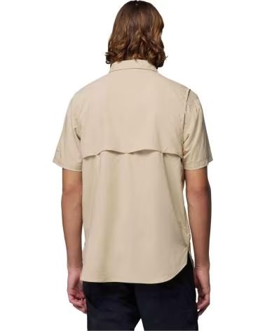 COLUMBIA CAMISA CAMISA SILVER RIDGE UTILITY II MANGA BEIGE EN BEIGE PARA HOMBRE CORTA