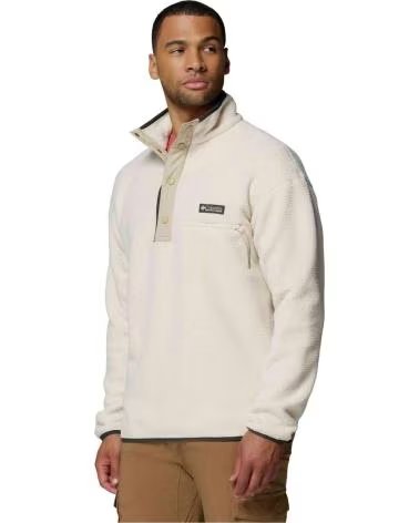 COLUMBIA FELPA IN PILE HELVETIA II HALF SNAP BEIGE