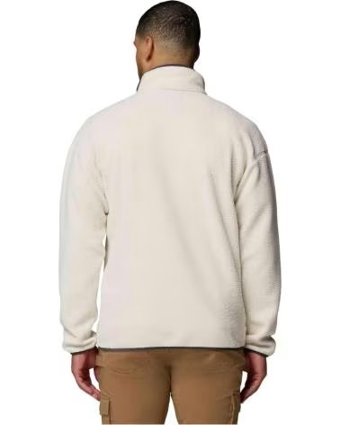 COLUMBIA FELPA IN PILE HELVETIA II HALF SNAP BEIGE
