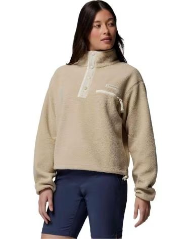 COLUMBIA SWEAT EN POLAIRE HELVETIA II CROPPED HALF SNAP MUJER