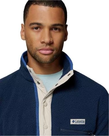 COLUMBIA HELVETIA II HALF SNAP FLEECE SWEATSHIRT NOCHE