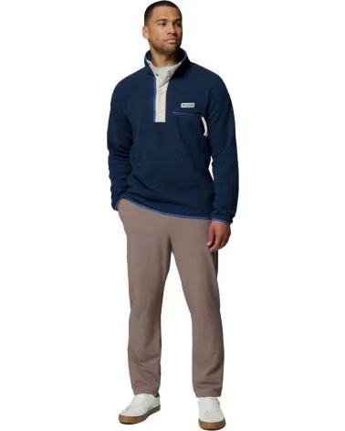 COLUMBIA HELVETIA II HALF SNAP FLEECE SWEATSHIRT NOCHE