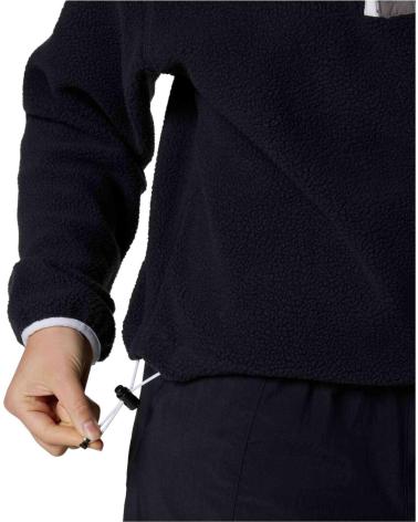 COLUMBIA SUDADERA HELVETIA II CROPPED HALF SNAP NEGRO MUJER