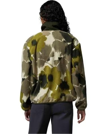 COLUMBIA FELPA CON MEZZA ZIP STAMPATA SEQUOIA GROVE MUJER