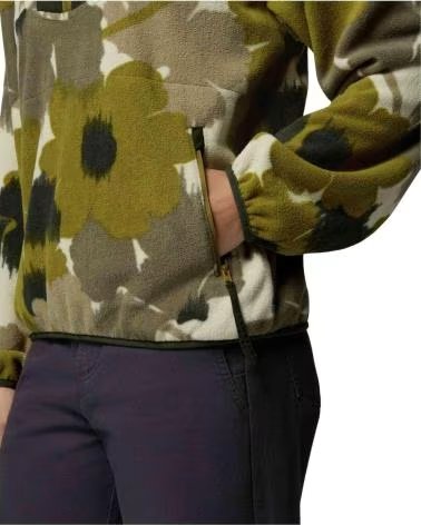 COLUMBIA FELPA CON MEZZA ZIP STAMPATA SEQUOIA GROVE MUJER