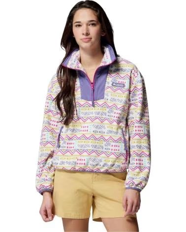 COLUMBIA FELPA SEQUOIA GROVE PRINTED HALF ZIP DA DONNA MUJER