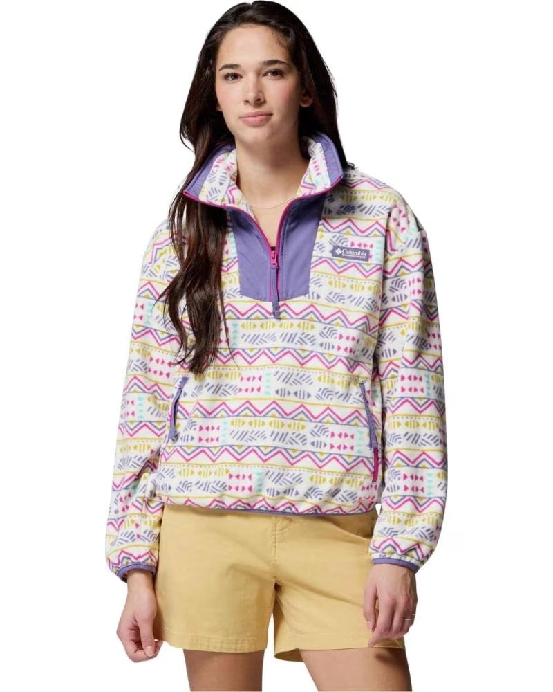 COLUMBIA FELPA SEQUOIA GROVE PRINTED HALF ZIP DA DONNA MUJER