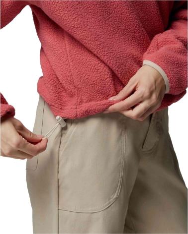 COLUMBIA SUDADERA HELVETIA II CROPPED HALF SNAP MUJER
