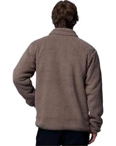 COLUMBIA GIACCA RUGGED RIDGE HIGH PILE FULL ZIP MARRONE OSCURO