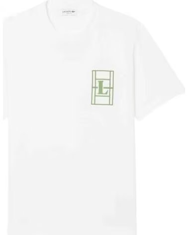 LACOSTE KURZARM-T-SHIRT TEE-SHIRT WHITE