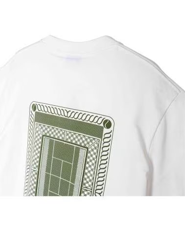 LACOSTE T-SHIRT MANICA CORTA GIROCOLLO UOMO BIANCO BLANC