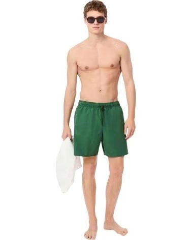 BAÑADOR LACOSTE MH9088 MID-LENGTH VERDE