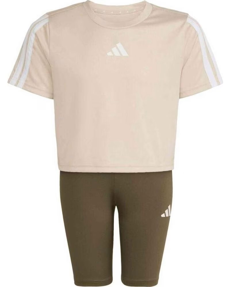 ADIDAS CONJUNTO JG TR-ES 3S SET PARA MULHER CRLI-WHITE