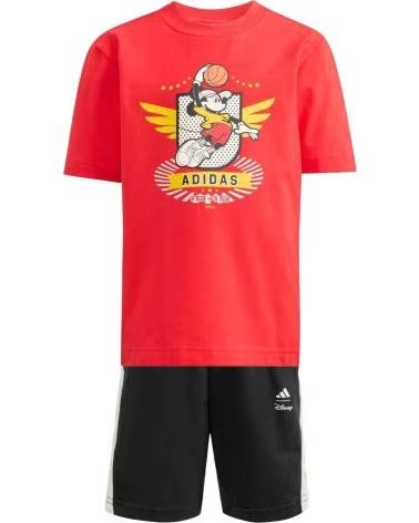 ADIDAS CONJUNTO LK DY MM T SET MICKEY MOUSE PARA CRIANÇAS PURRUB-OWHITE