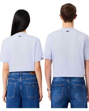 LACOSTE CAMISETA DE MANGA CURTA UNISSEX BOULEAU