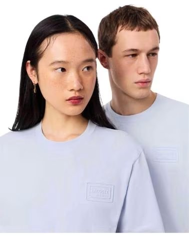 LACOSTE CAMISETA DE MANGA CURTA UNISSEX BOULEAU