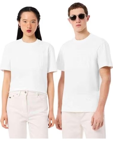 LACOSTE CAMISETA T-SHIRT EN COLOR PARA HOMBRE AZUL