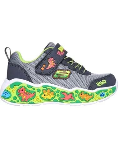 SKECHERS ZAPATILLAS 407312N-GYMT EN PARA NINOS GRIS
