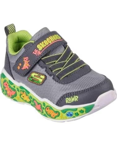 SKECHERS ZAPATILLAS 407312N-GYMT EN PARA NINOS GRIS