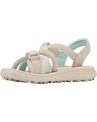 COLUMBIA SANDALIAS SANDALIAS KONOS ESLA BEIGE AZUL CELESTE EN BEIGE PARA UNISEX MUJER