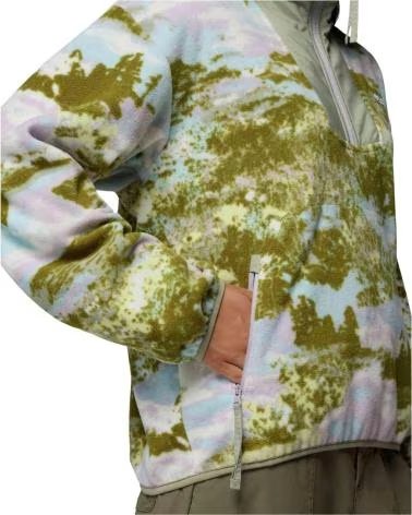 COLUMBIA FELPA IN PILE CON MEZZA ZIP STAMPATA SEQUOIA GROVE MUJER