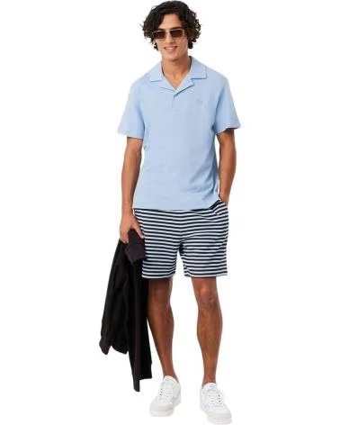 LACOSTE POLO CLASSIC FIT TEXTURIERT BLAU AZUL