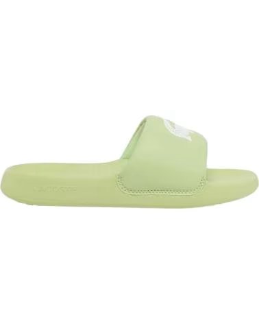 LACOSTE CIABATTE SERVE SLIDE VERDE DONNA